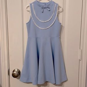 Janie and Jack Blue Dress Size  7